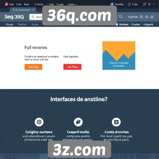 Análise da interface de usuário do site 36q.com